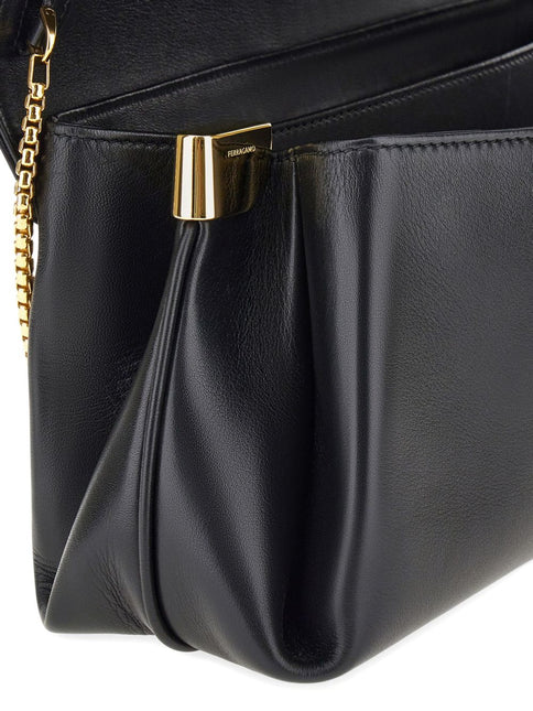 Ferragamo Medium Front Flap Soulder Bag