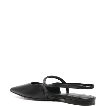 Brunello Cucinelli Monili-chain ballerina shoes