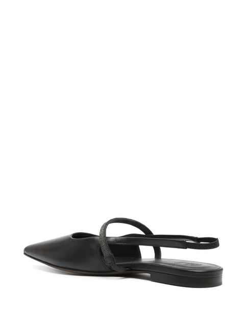 Brunello Cucinelli Monili-chain ballerina shoes
