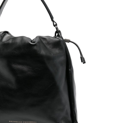 Brunello Cucinelli Soft leather Mellow Bucket bag