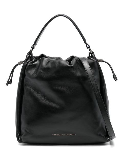 Brunello Cucinelli Soft leather Mellow Bucket bag