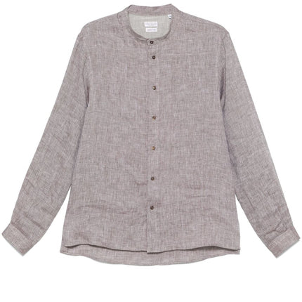 Brunello Cucinelli Shirts Beige