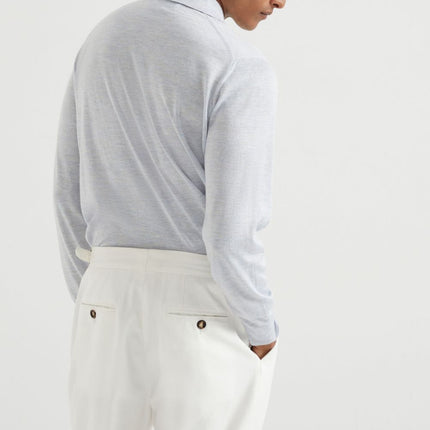 Brunello Cucinelli T-shirts and Polos Clear Blue