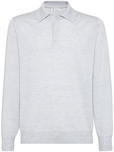 Brunello Cucinelli T-shirts and Polos Clear Blue