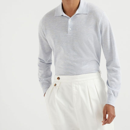 Brunello Cucinelli T-shirts and Polos Clear Blue