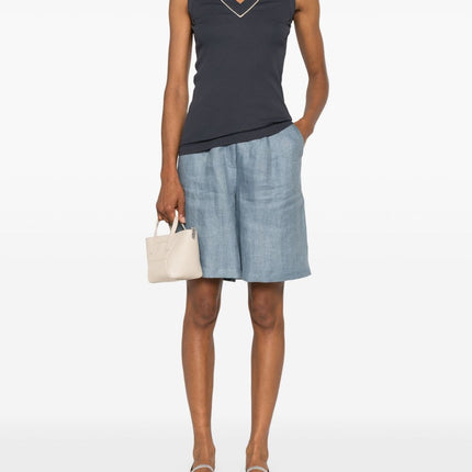 Brunello Cucinelli Top Blue
