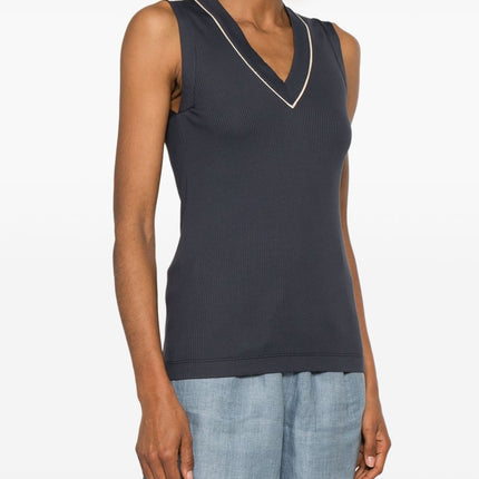 Brunello Cucinelli Top Blue