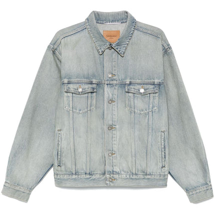Saint Laurent Distressed Denim Jacket