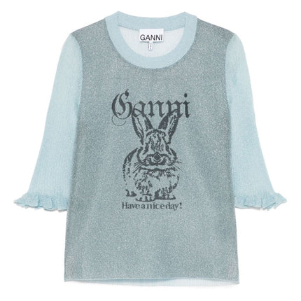 Ganni Bunny-detail top