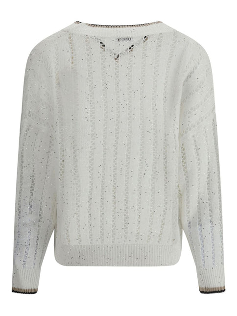Brunello Cucinelli Sweaters White