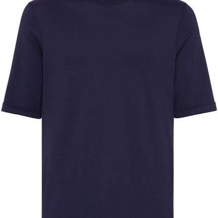Brunello Cucinelli T-shirts and Polos Blue