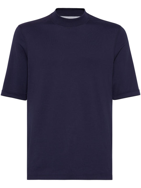 Brunello Cucinelli T-shirts and Polos Blue