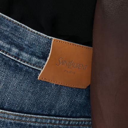 Saint Laurent High Rise Denim Jeans