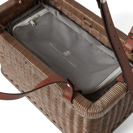 Brunello Cucinelli Wicker basket bag