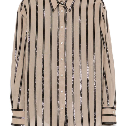Brunello Cucinelli Shirts Brown