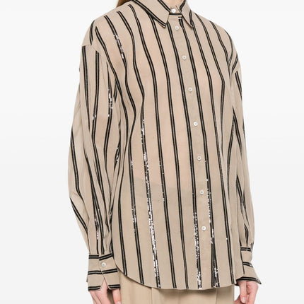 Brunello Cucinelli Shirts Brown