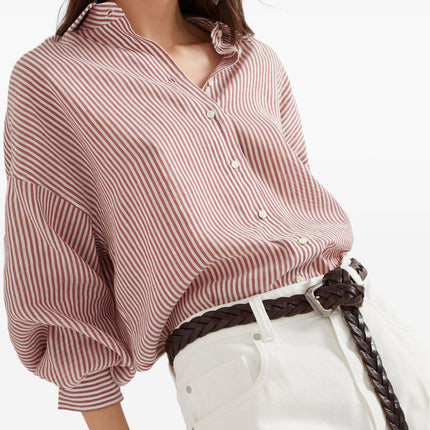 Brunello Cucinelli Shirts Bordeaux