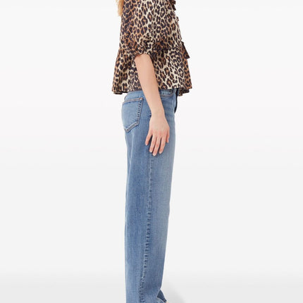 GANNI Top Brown