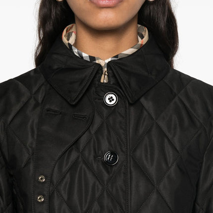 Burberry Tailored jacket with quilted high collar