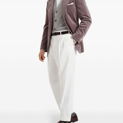 Brunello Cucinelli Trousers White