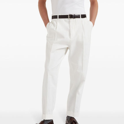 Brunello Cucinelli Trousers White