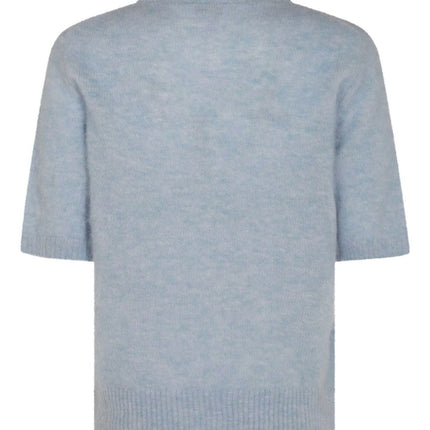 GANNI Sweaters Clear Blue