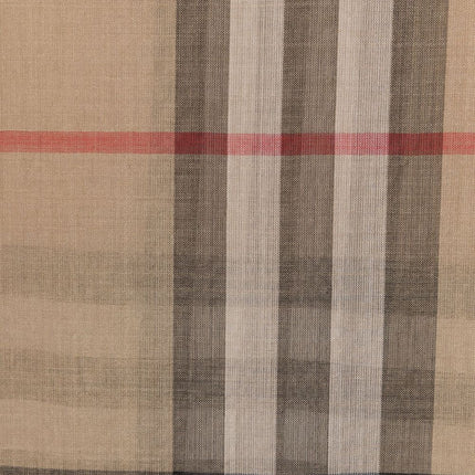 Burberry Check wool and silk scarf