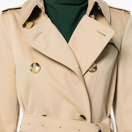 Burberry Double-breasted cotton trench coat