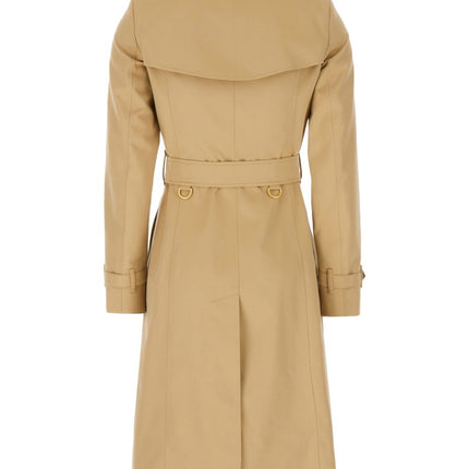 Burberry Double-breasted cotton trench coat