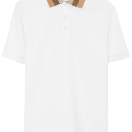 Burberry Vintage check print-detail polo shirt