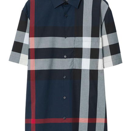 Burberry Somerton Checked Regular-fit Stretch-cotton Shirt