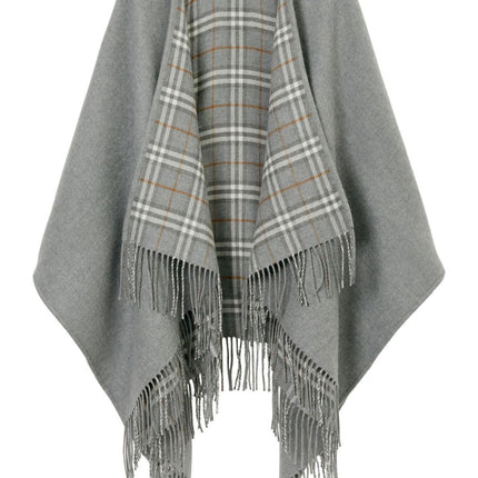 Burberry Vintage Check Reversible Wool Cape