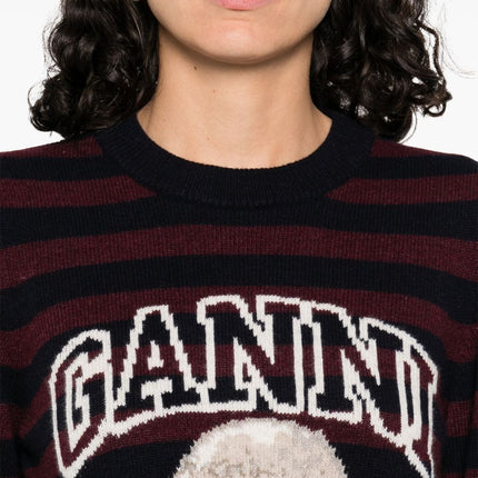 GANNI Sweaters Bordeaux