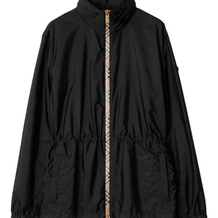 Burberry Vintage Check-trim parka coat