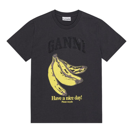 GANNI T-shirts and Polos Grey