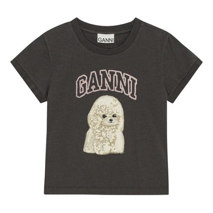 GANNI T-shirts and Polos Grey