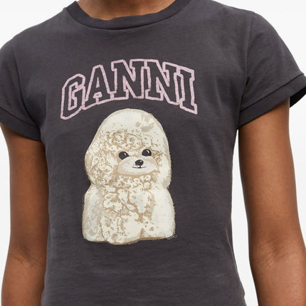 GANNI T-shirts and Polos Grey