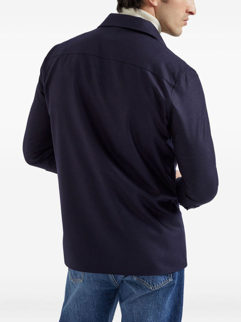 Brunello Cucinelli Shirts Blue