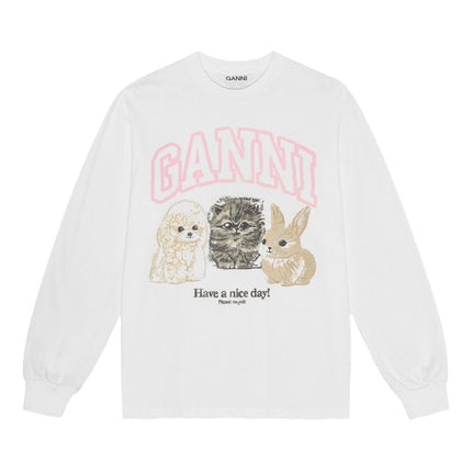 GANNI Sweaters White
