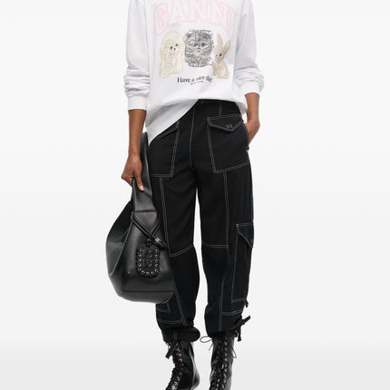 GANNI Sweaters White