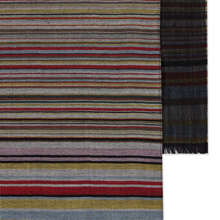 Paul Smith Signature Stripe wool and silk scarf