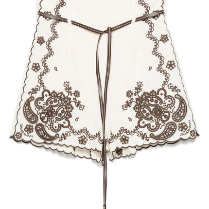 Zimmermann Shorts Ivory
