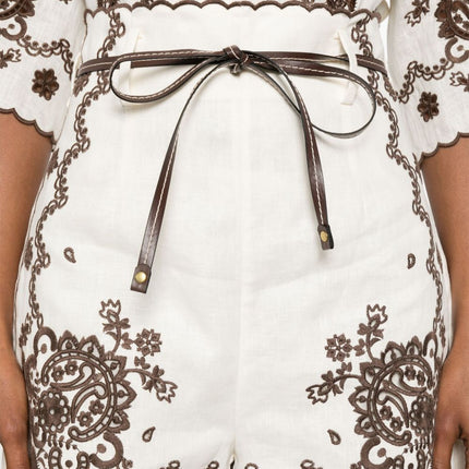 Zimmermann Shorts Ivory