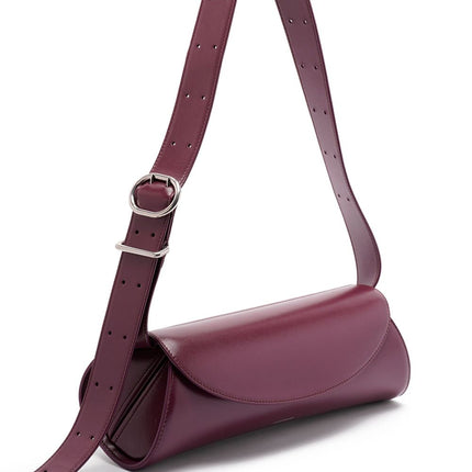 Jil Sander Cannolo small leather shoulder bag
