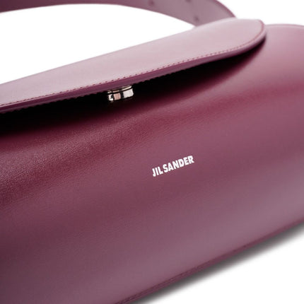 Jil Sander Cannolo small leather shoulder bag
