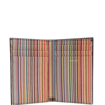 Paul Smith Signature Stripe leather wallet