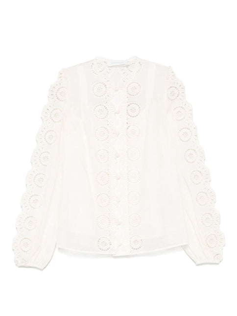 Zimmermann Shirts Ivory