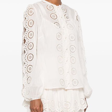 Zimmermann Shirts Ivory