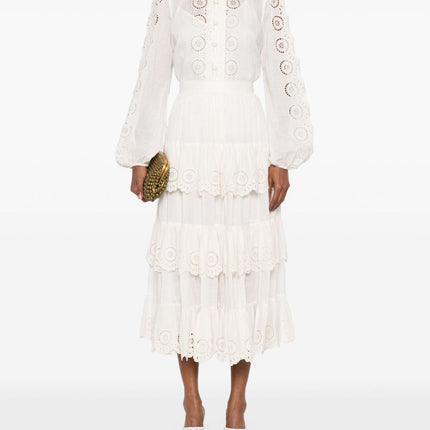 Zimmermann Shirts Ivory