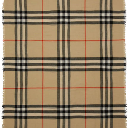 Burberry Check wool scarf